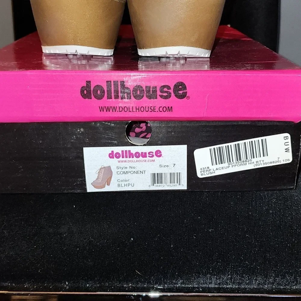 Dollhouse Component PeepToe  Bootie NWT